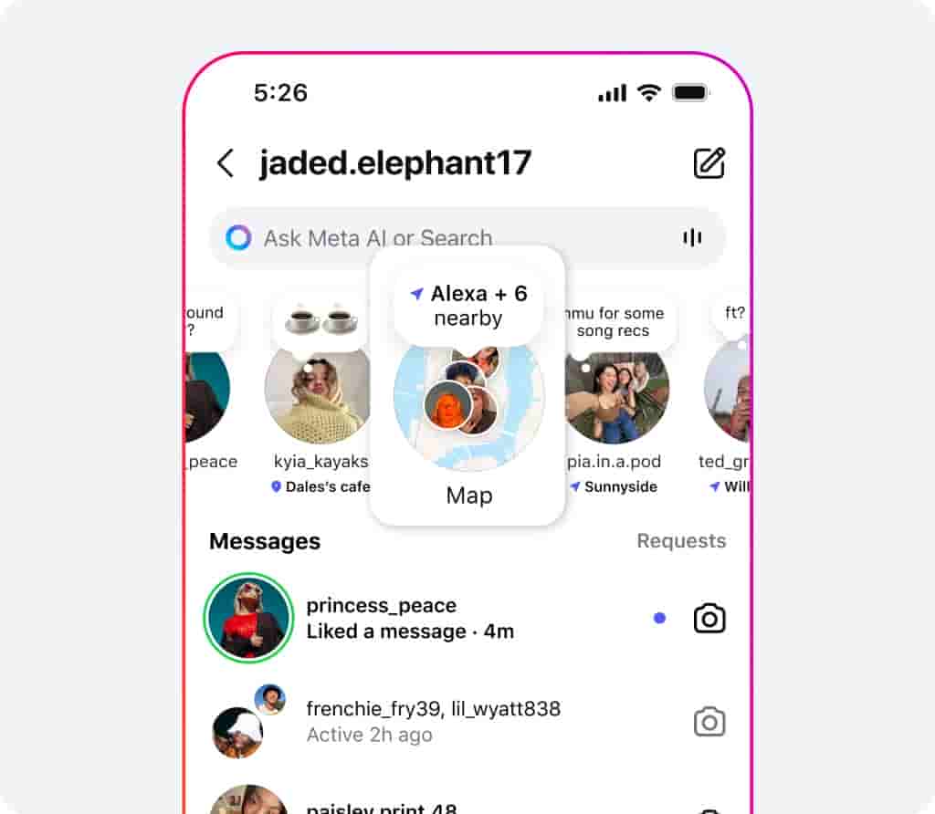 Instagram MAP