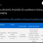 OPPO Find X9 Pro - 3C Certification