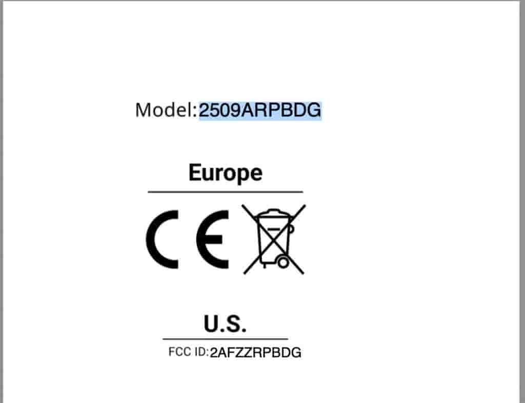 POCO '2509ARPBDG' Tablet - FCC (1)