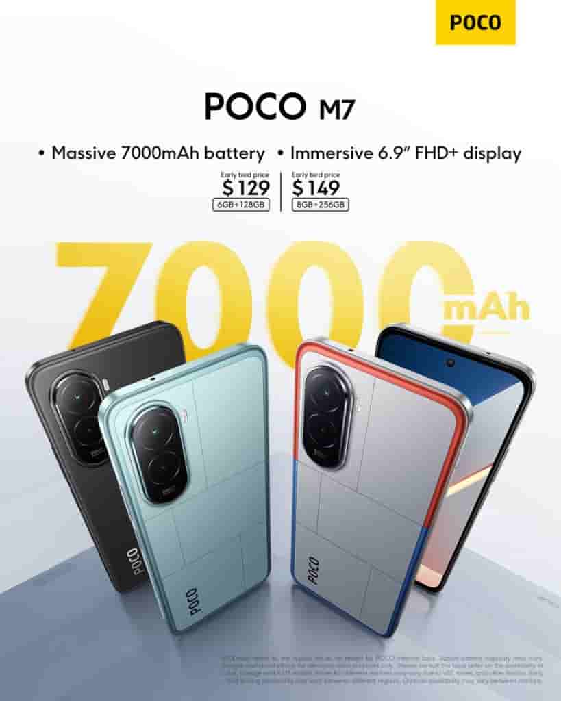 Poco M7 4G Pricing