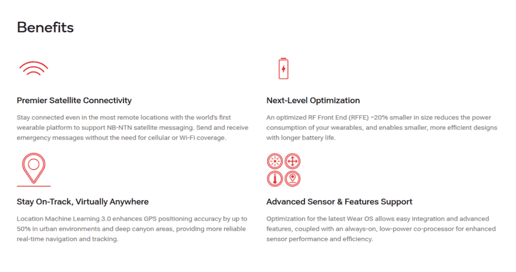 Qualcomm Snapdragon W5+ Gen 2 and W5 Gen 2 Platforms - Key Specs (1)