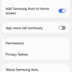Samsung Auto Settings