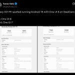 Samsung Galaxy S21 FE Running on Android 16 Based One UI 8 - Geekbench Listing (X Post)
