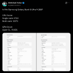 New Samsung Laptop - Geekbench Listing (X Post)