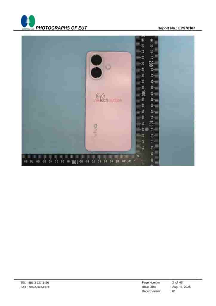 Vivo V60 Lite 5G - NCC Revealed Live Image (2)