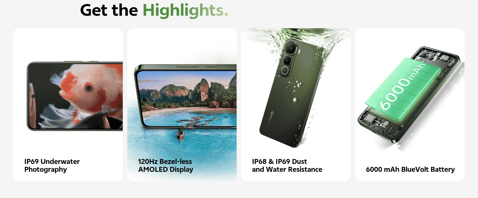 Vivo Y400 - Key Specs