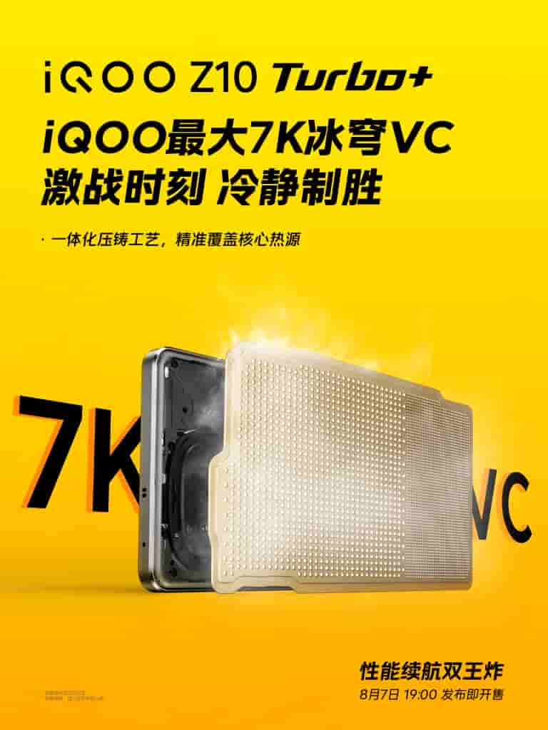 iQOO Z10 Turbo+ Smartphone - More Performance Specs Revealed (Teaser Image 2)