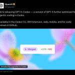GPT-5-Codex - OpenAI (X Post)
