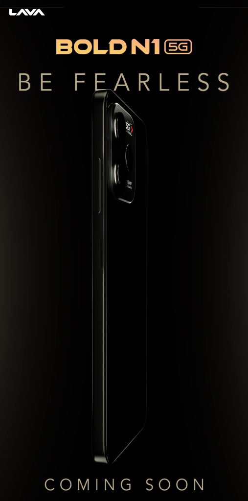 Lava Bold N1 5G - Launch Poster on Amazon Landing Page