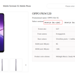 OPPO A6i 5G - China Telecom Listing (1)