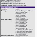 OPPO 'CPH2797' - WiFi Alliance Certification