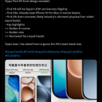 OPPO Find X9 - Front Design (X Post)