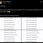 One UI 8 Roll-Out Scheduled for More Galaxy Devices in India - (X Post)
