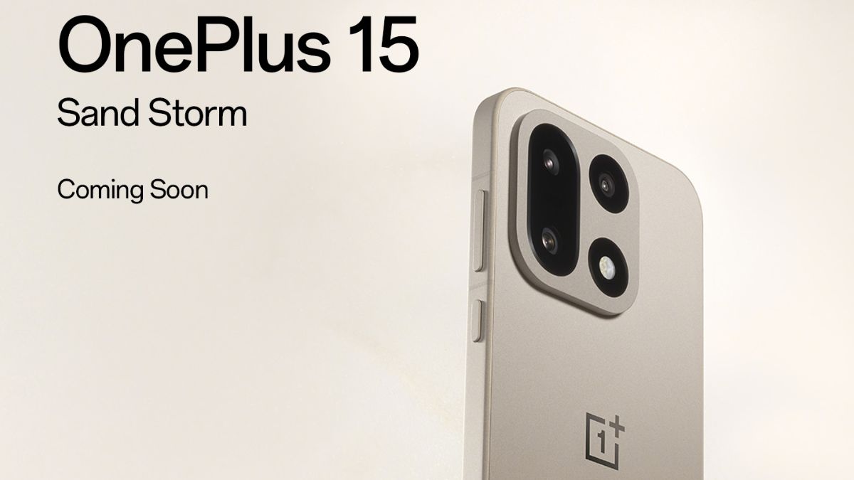 OnePlus 15 Smartphone Sand Storm Color Variant Teased in India - Feature Image