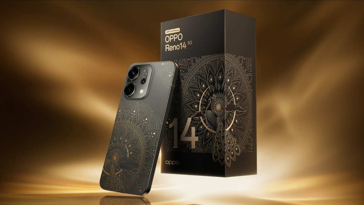 Oppo Reno 14 5G Diwali Gold