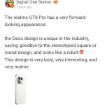 Realme GT 8 Pro - Leaked Design (Weibo)
