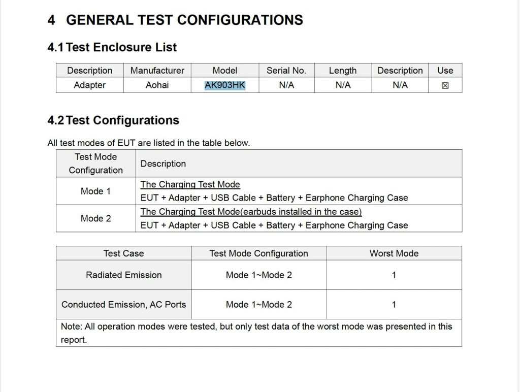 Redmi Buds 8 Pro (M2535E1) - FCC Certification (2)