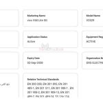 Vivo V60 Lite 5G - TDRA Certification