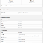 Vivo V60e (V2513) - Geekbench Listing