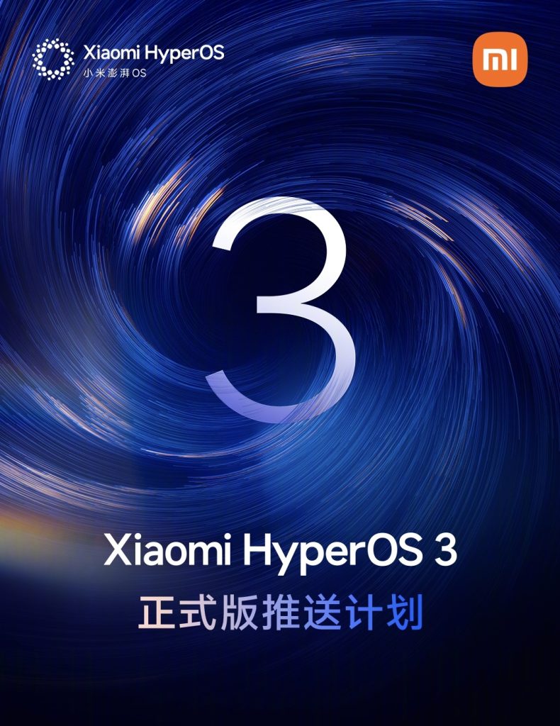 Xiaomi HyperOS 3 - Roll-Out Schedule (1)