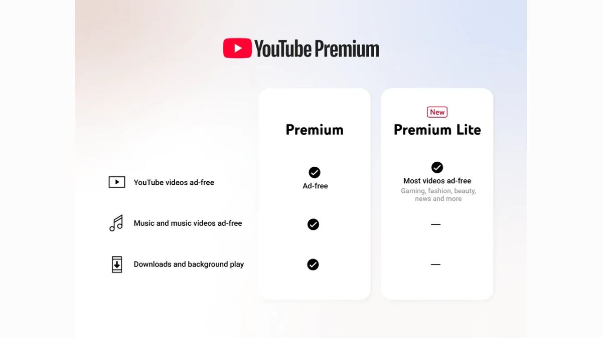 YouTube Premium Lite