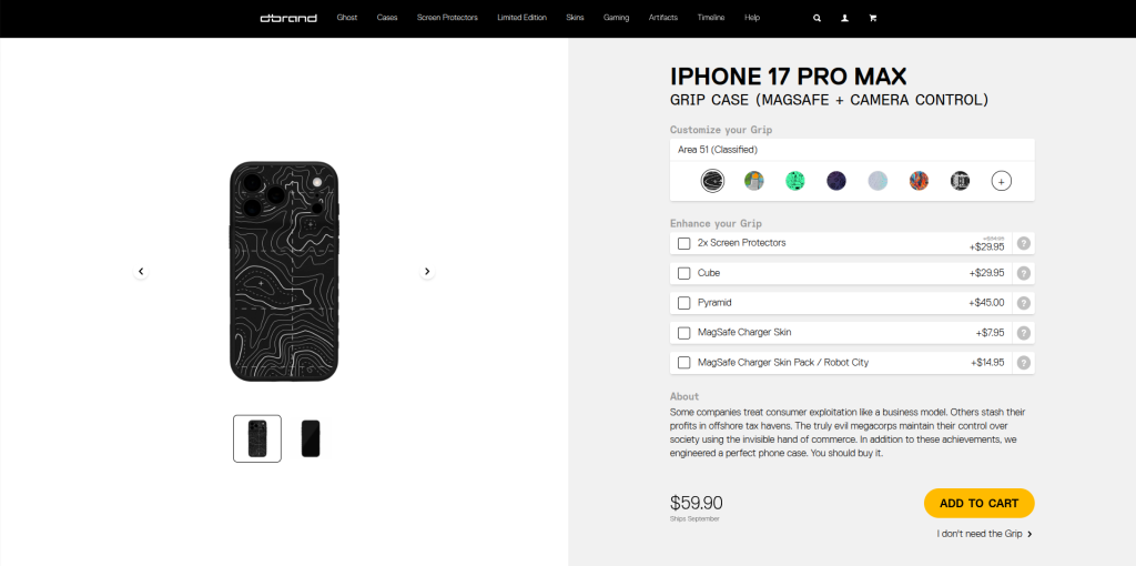 iPhone 17 Series - Grip Case