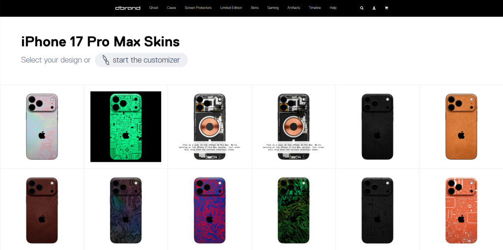 iPhone 17 Series - Skins
