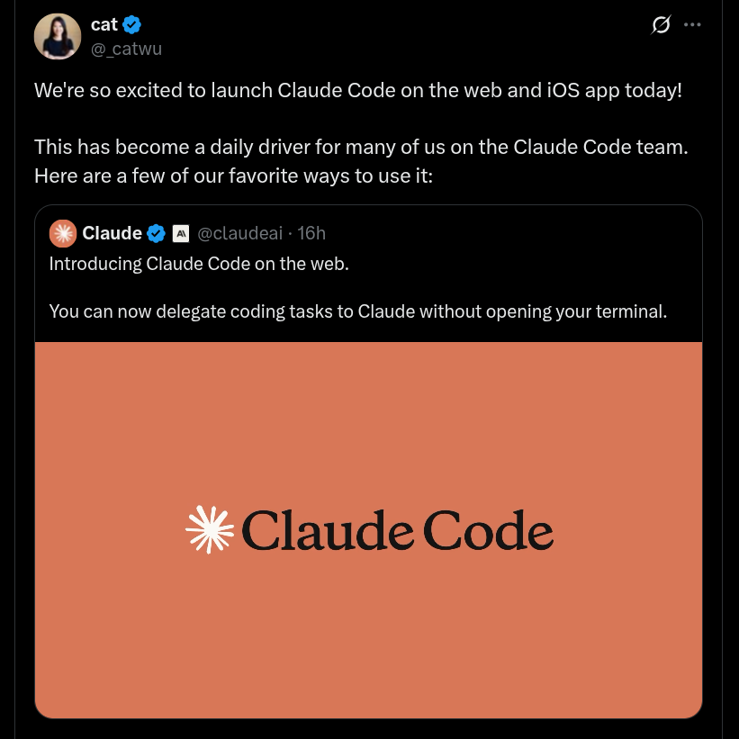 Claude Code (X Post)