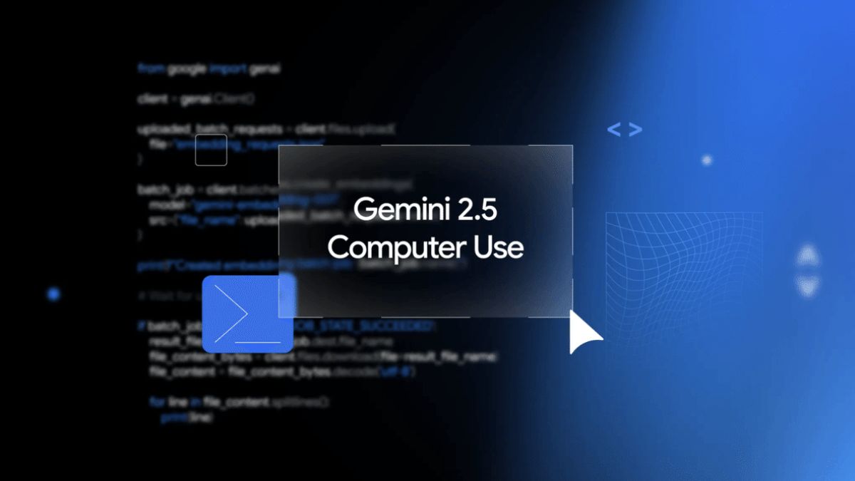 Gemini 2.5 Computer Use Model - Feature Image