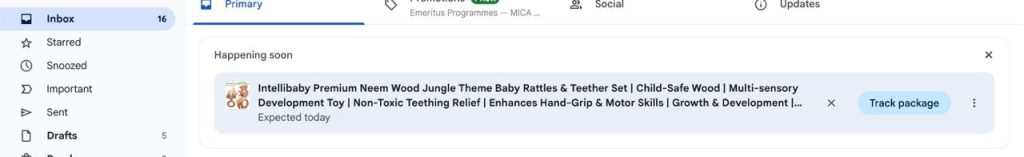 Gmail Package Tracking (1)