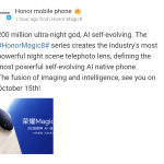 Honor Magic 8 Series - Weibo Post (1)