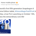 Honor MagicPad 3 Pro - Weibo Poster