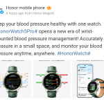 Honor Watch 5 Pro - Weibo Post (2)