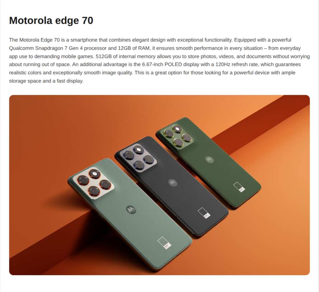 Motorola Edge 70 - Specifications (1)