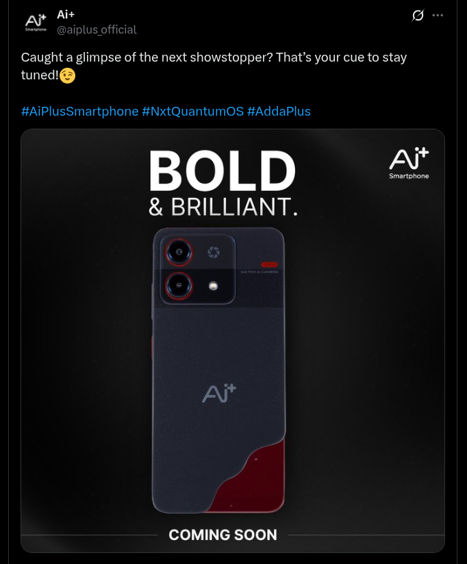 New AI+ Smartphone Coming - X Post
