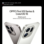 OPPO Find X9 Series and ColorOS 16 Global Launch Date - 28th October 2025 (X Post)