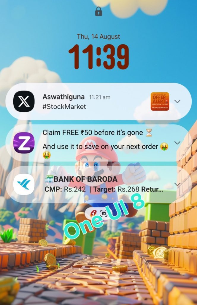 One UI 8 - Notification Background