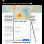 One UI 8.5 Custom Skin - New Software Update Download Screen (X Post)