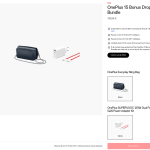OnePlus 15 Bonus Drop Bundle - Official Website Listing