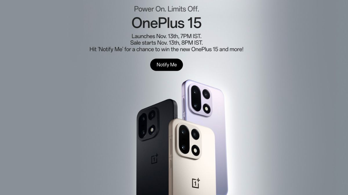 OnePlus 15 India Launch Date