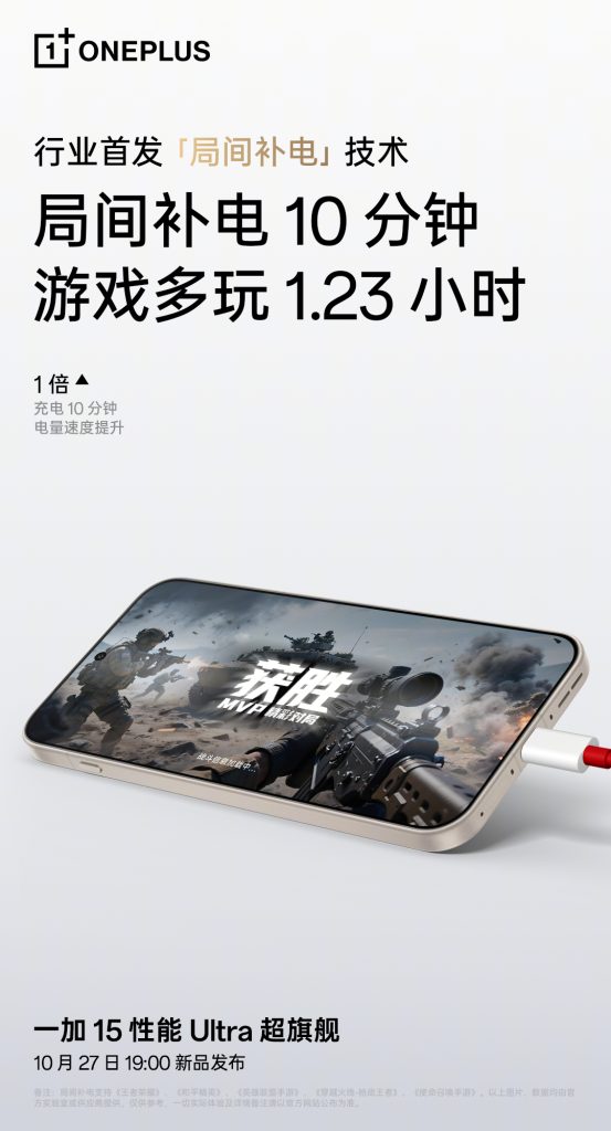 OnePlus 15 - Industry-Leading Bypass Power Technology