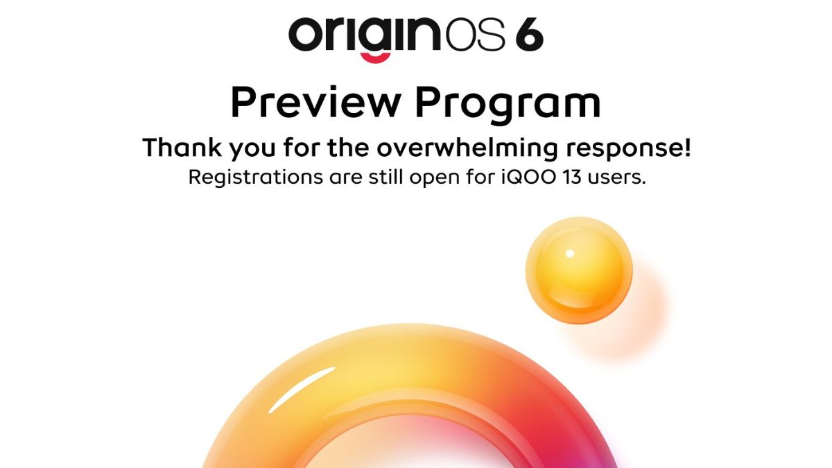 OriginOS 6 more slots open for Global:Indian