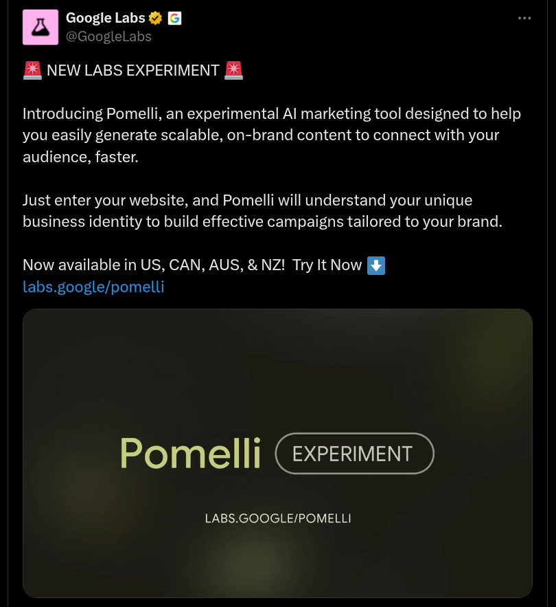 Pomelli - X Post