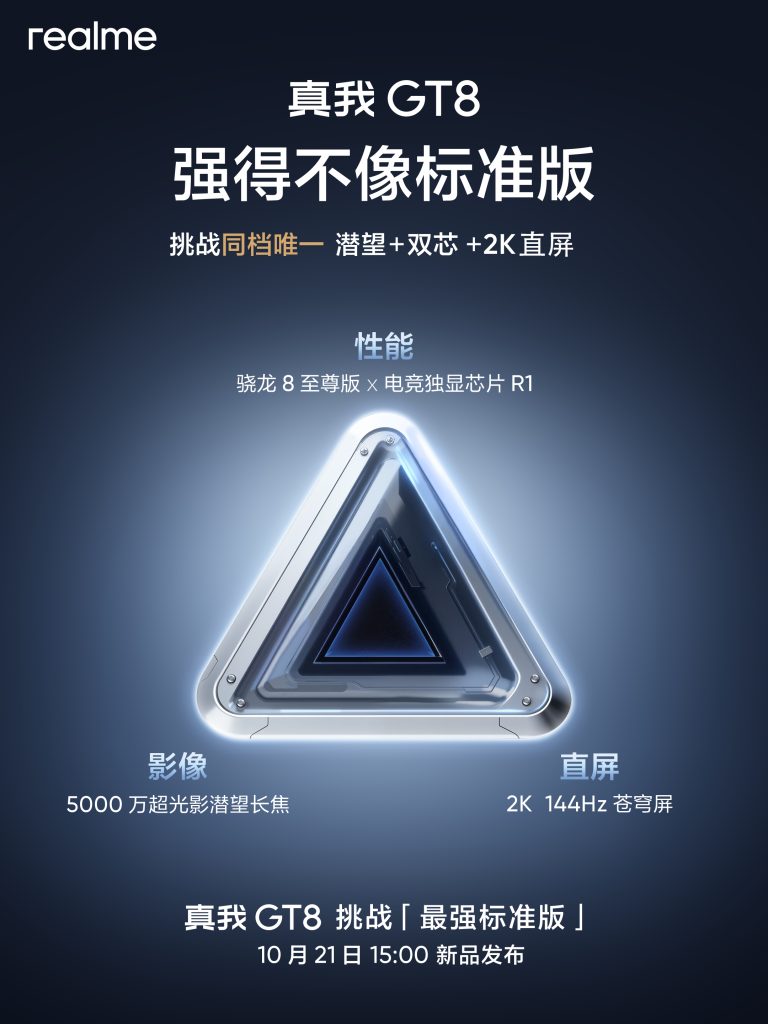 Realme GT 8 - More Camera Specs (Teaser)