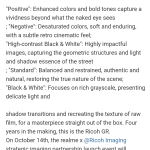 Realme GT 8 Pro - Five Classic Tones as the Ricoh GR IV (Weibo Post)
