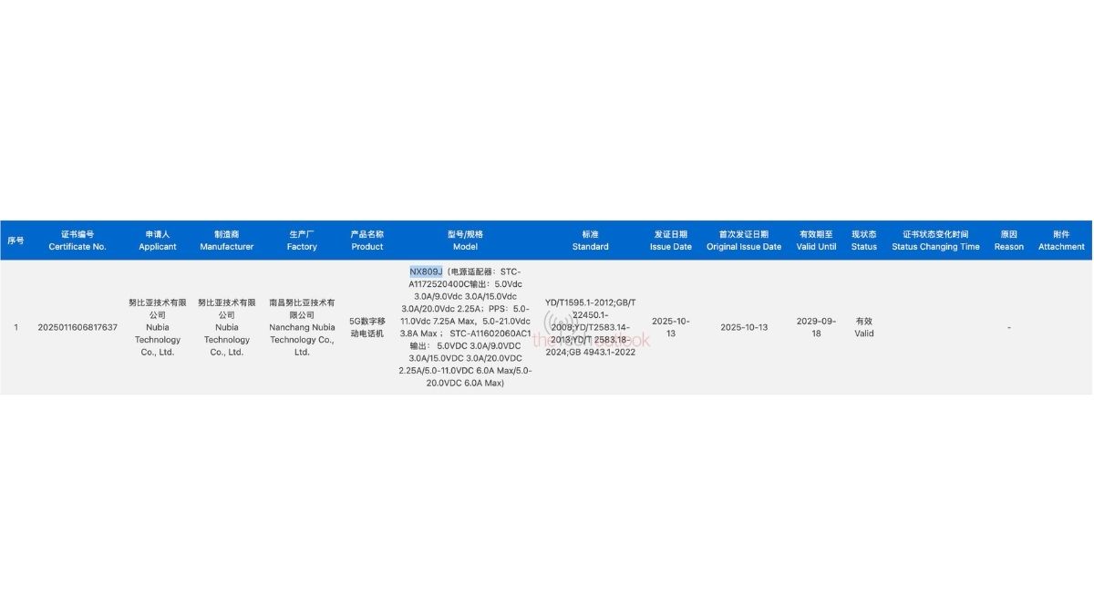 RedMagic 11 Pro Series Smartphone - 3C Certification
