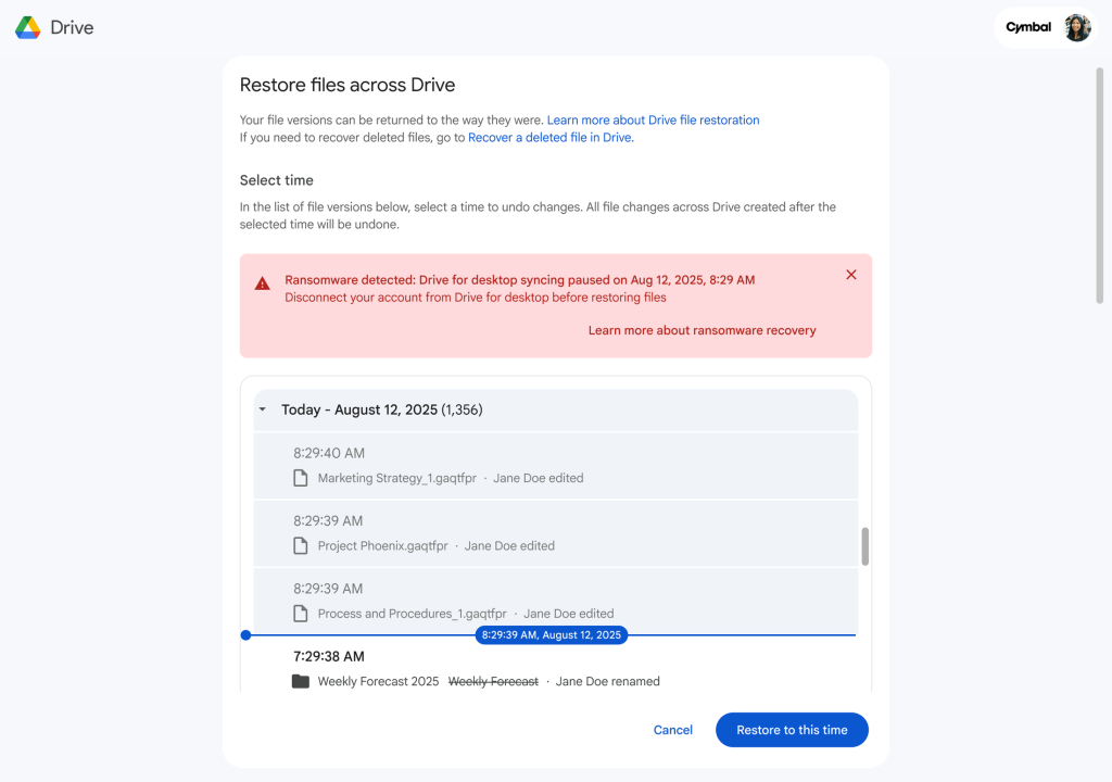 Restore File