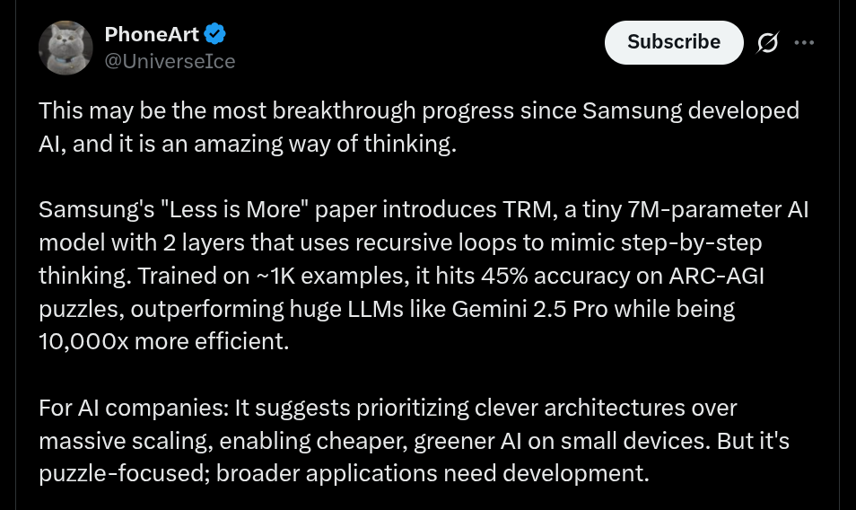 Samsung Introduces TRM - X Post