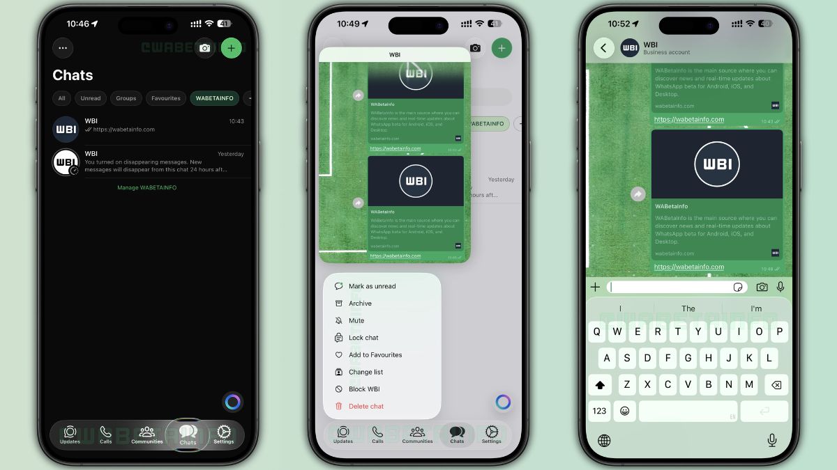 WhatsApp iOS App Version 25.28.75 Brings New Liquid Glass Design - Feature Image