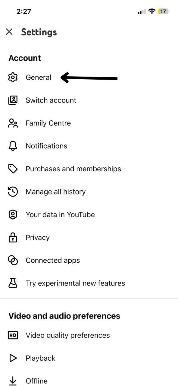 YouTube Shorts Take a Break Settings Step 2